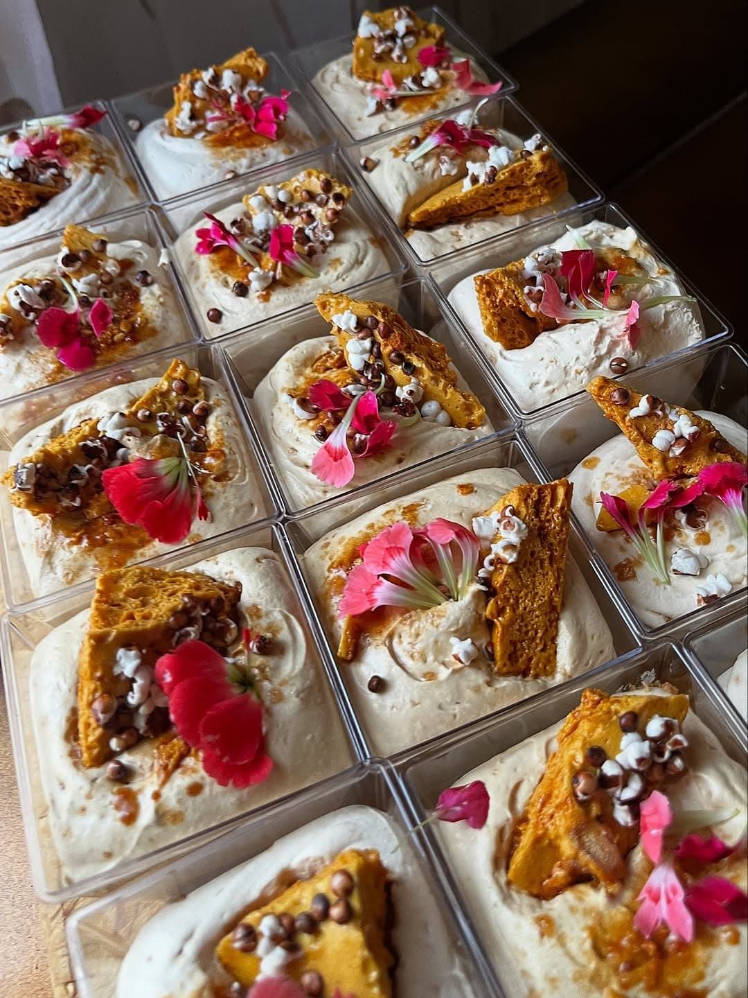 Chef Ayanda creating a private dining dessert experience